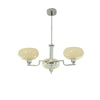 WOMO 1920s Milk Glass Chandelier-WM2301 thumbnail