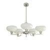 WOMO 1920s Milk Glass Chandelier-WM2301 thumbnail