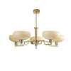WOMO 1920s Milk Glass Chandelier-WM2301 thumbnail