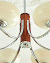WOMO Swoop Arm Milk Glass Chandelier-WM2302 thumbnail