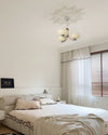 WOMO Swoop Arm Milk Glass Chandelier-WM2302 thumbnail