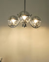 WOMO 1920s Chrome Glass Chandelier-WM2306 thumbnail