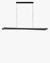 WOMO Black Fluted Glass Linear Pendant Light-WM2310 thumbnail