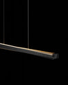 WOMO Black Fluted Glass Linear Pendant Light-WM2310 thumbnail