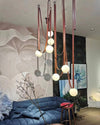 WOMO Globe Leather Pendant Light-WM2311 thumbnail