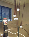 WOMO Globe Leather Pendant Light-WM2311 thumbnail