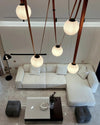 WOMO Globe Leather Pendant Light-WM2311 thumbnail