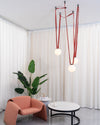 WOMO Globe Leather Pendant Light-WM2311 thumbnail