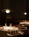 WOMO Black Disc Pendant Light-WM2324 thumbnail
