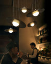 WOMO Black Disc Pendant Light-WM2324 thumbnail