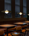 WOMO Black Disc Pendant Light-WM2324 thumbnail