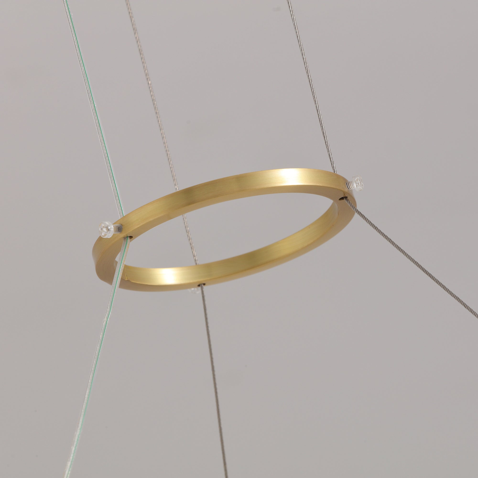WOMO Enamel Round Brass Chandelier-WM2335