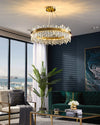 WOMO Gold Crystal Round Chandelier-WM2339a thumbnail
