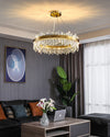WOMO Gold Crystal Round Chandelier-WM2339a thumbnail