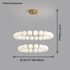 WOMO Pearl Necklace Round Chandelier-WM2344 thumbnail