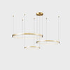 WOMO Tiered Circular Led Brass Chandelier-WM2345 thumbnail