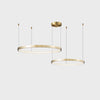 WOMO Tiered Circular Led Brass Chandelier-WM2345 thumbnail