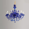 WOMO Victorian Blue Crystal Chandelier-WM2348 thumbnail