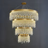 WOMO Cascading Crystal Chandelier-WM2350 thumbnail