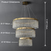 WOMO Cascading Crystal Chandelier-WM2350 thumbnail