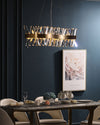 WOMO Crystal Prism Linear Chandelier-WM2360 thumbnail