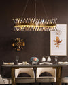 WOMO Crystal Prism Linear Chandelier-WM2360 thumbnail