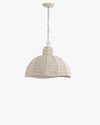 WOMO White Beaded Dome Pendant Light-WM2370 thumbnail