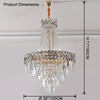 WOMO Tiered Crystal Chandelier-WM2381 thumbnail