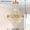 WOMO Tiered Crystal Chandelier-WM2381 thumbnail