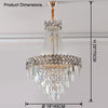 WOMO Tiered Crystal Chandelier-WM2381 thumbnail