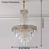 WOMO Tiered Crystal Chandelier-WM2381 thumbnail