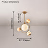 WOMO Planet Glass Chandelier-WM2385 thumbnail