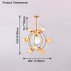 WOMO Planet Glass Chandelier-WM2385 thumbnail