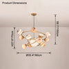 WOMO Planet Glass Chandelier-WM2385 thumbnail