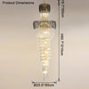 WOMO Cascading Crystal Chandelier-WM2387 thumbnail