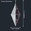 WOMO Large Tiered Crystal Chandelier-WM2389 thumbnail
