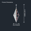 WOMO Large Tiered Crystal Chandelier-WM2389 thumbnail