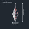 WOMO Large Tiered Crystal Chandelier-WM2389 thumbnail
