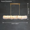 WOMO Linear Alabaster Chandelier-WM2392b thumbnail