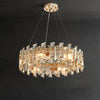 WOMO Gold Crystal Round Chandelier-WM2397 thumbnail