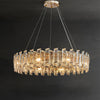 WOMO Gold Crystal Round Chandelier-WM2397 thumbnail