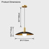 WOMO Cone Brass Kitchen Pendant Light-WM2401 thumbnail