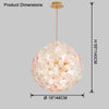 WOMO Glass Orb Chandelier-WM2404 thumbnail