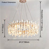 WOMO Crystal Round Chandelier-WM2406 thumbnail