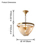 WOMO Pearl Beaded Chandelier-WM2407 thumbnail
