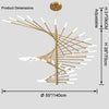 WOMO Fireworks Spiral Chandelier-WM2408 thumbnail