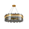 WOMO Circular Glass Chandelier-WM2409 thumbnail