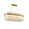 WOMO Long Oval Glass Chandelier-WM2410 thumbnail