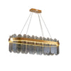WOMO Long Oval Glass Chandelier-WM2410 thumbnail