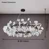 WOMO Gingko Round Chandelier-WM2414 thumbnail